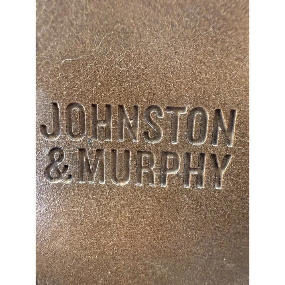 Johnston&Murphy Memory Foam Loafer Oxford Dress‎ Slip On Shoes 15-7965 Black 9.5